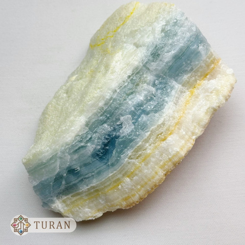 سنگ راف آراگونیت رنگین کمانی طبیعی فوق کلکسیونی 937 گرم