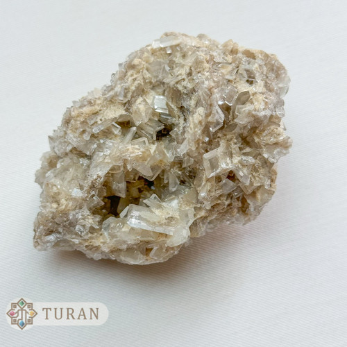 سنگ راف سلستین بلوری شفاف کمیاب و خاص 300 گرم