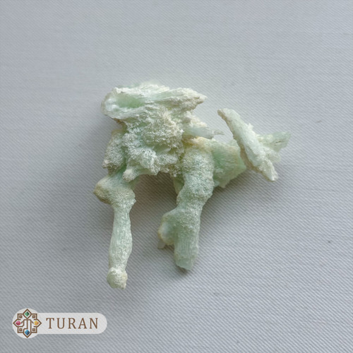 سنگ راف اراگونیت درختی سبز ابی طبیعی و کلکسیونی 37 گرم