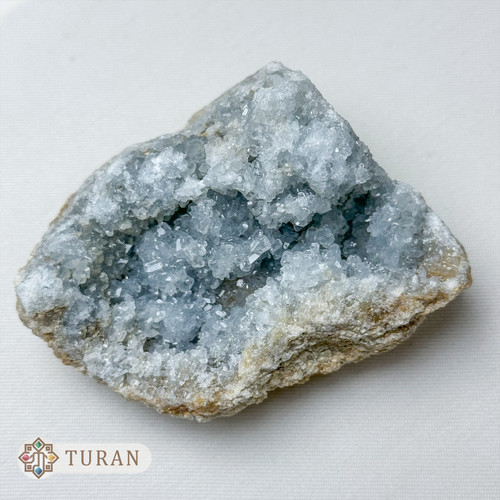 سنگ راف طبیعی کلکسیونی سلستین ابی خاص 310 گرم