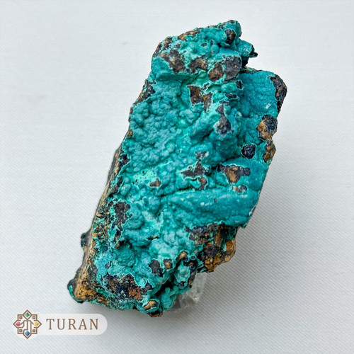 سنگ راف مالاکیت مخملی طبیعی خاص و کلکسیونی 157 گرم
