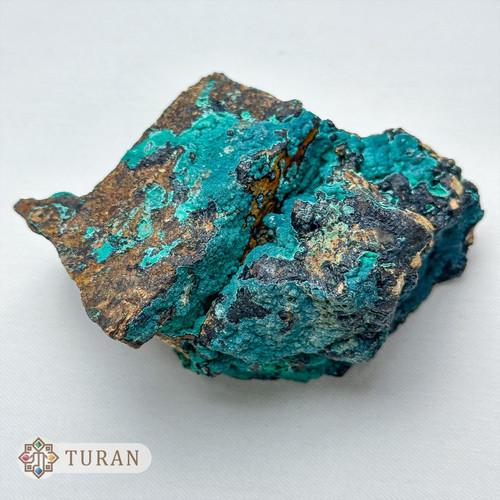 سنگ راف مالاکیت مخملی طبیعی کلکسیونی 333 گرم
