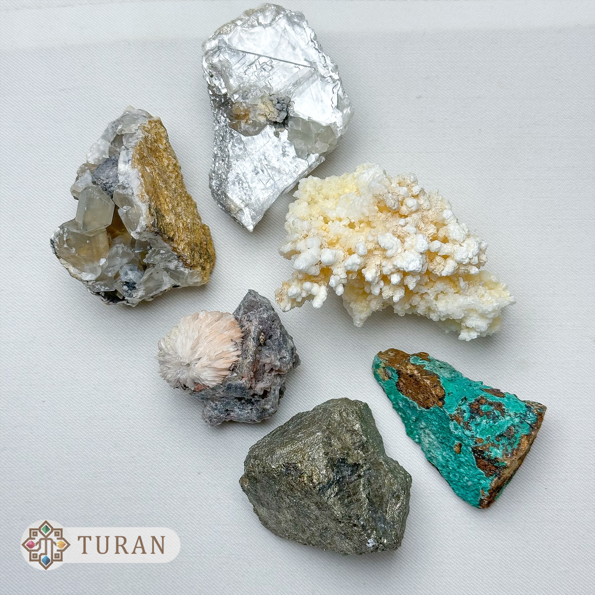 پک شش عددی سنگ های کلکسیونی طبیعی 447 گرم