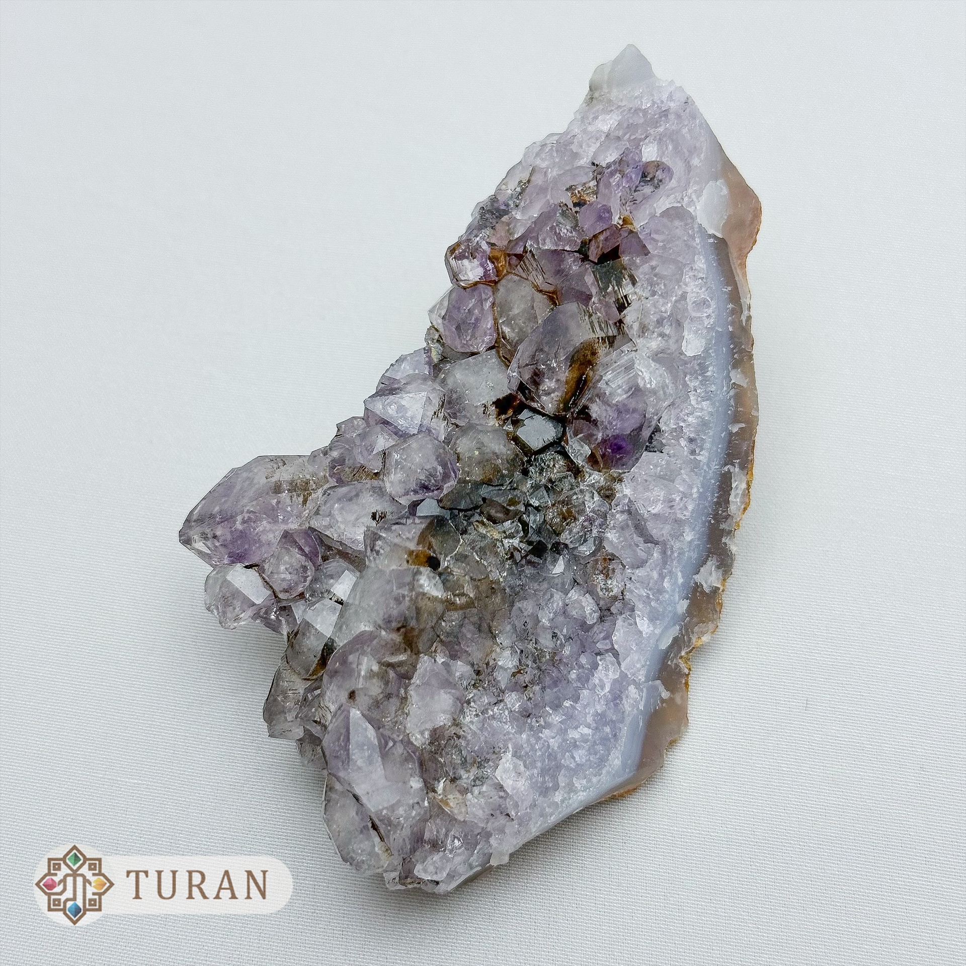 سنگ راف امیتیست طبیعی بنفش 95 گرم