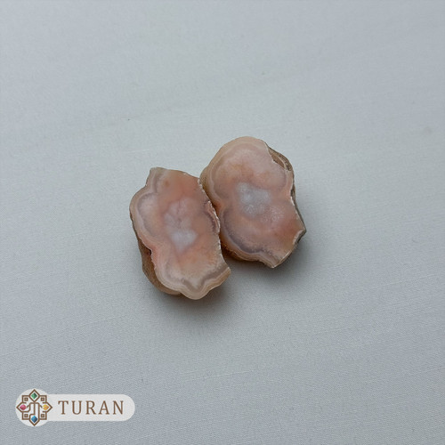 سنگ عقیق تاولی پولیش شده گلبهی طبیعی 31 گرم