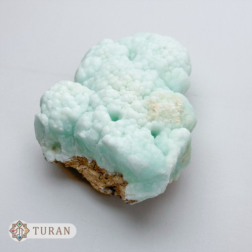 سنگ آراگونیت آبی بوترئیدال کلکسیونی طبیعی 1124 گرم