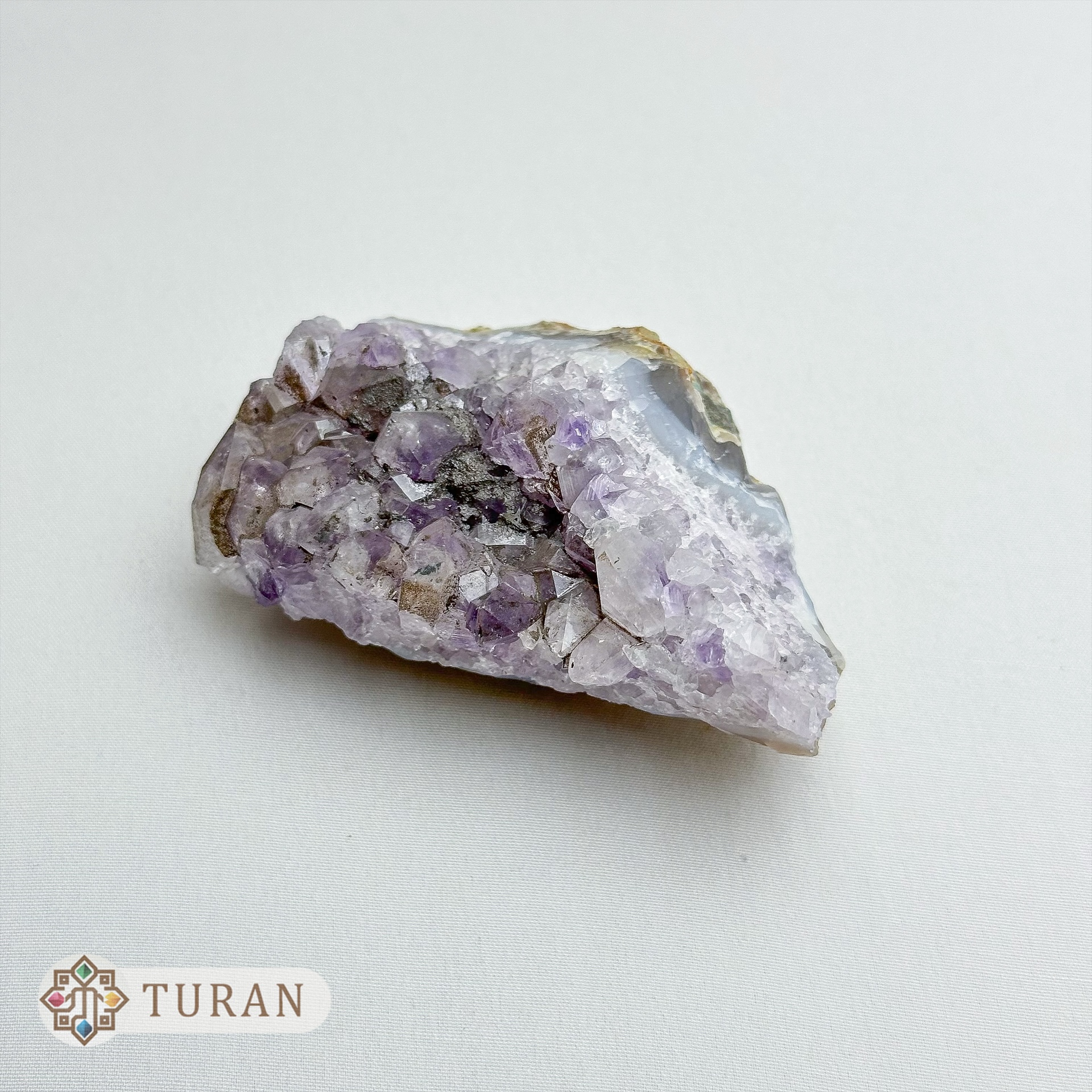 ژئود آمیتیست طبیعی بنفش 117 گرم