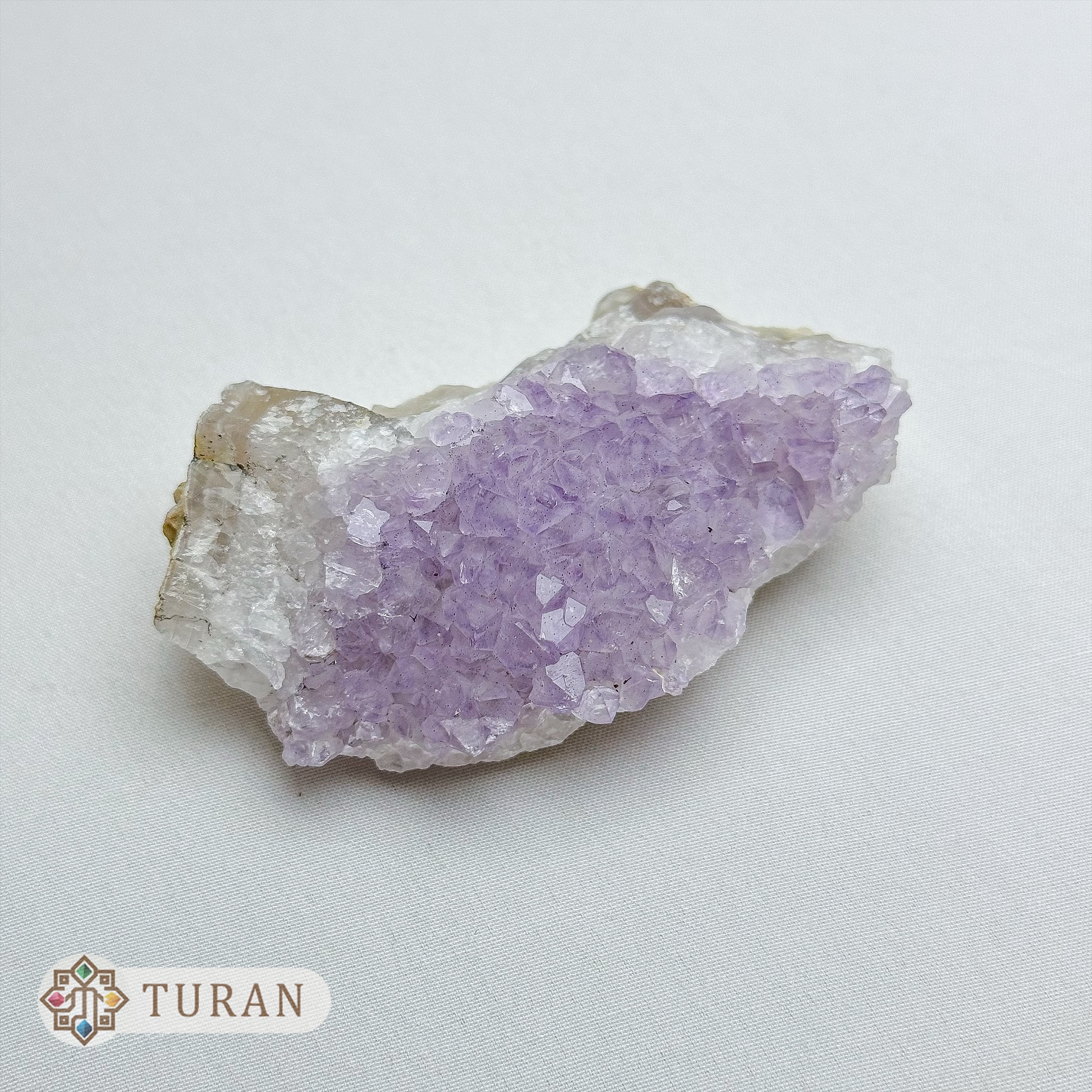 سنگ آمیتیست بنفش کلکسیونی طبیعی 68 گرم