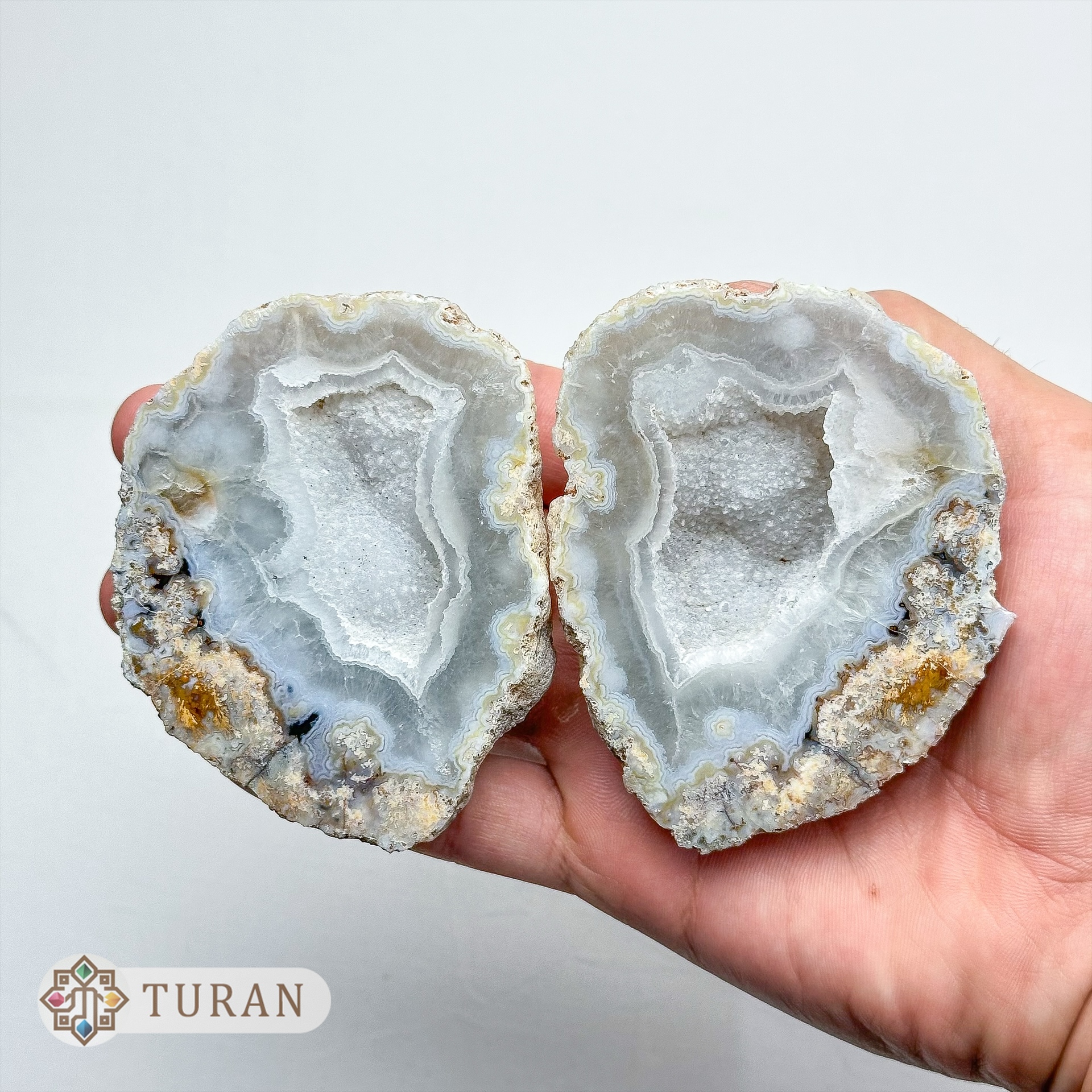 توپی ژئود کوارتز طبیعی با حاشیه شجر  کلکسیونی 360 گرم