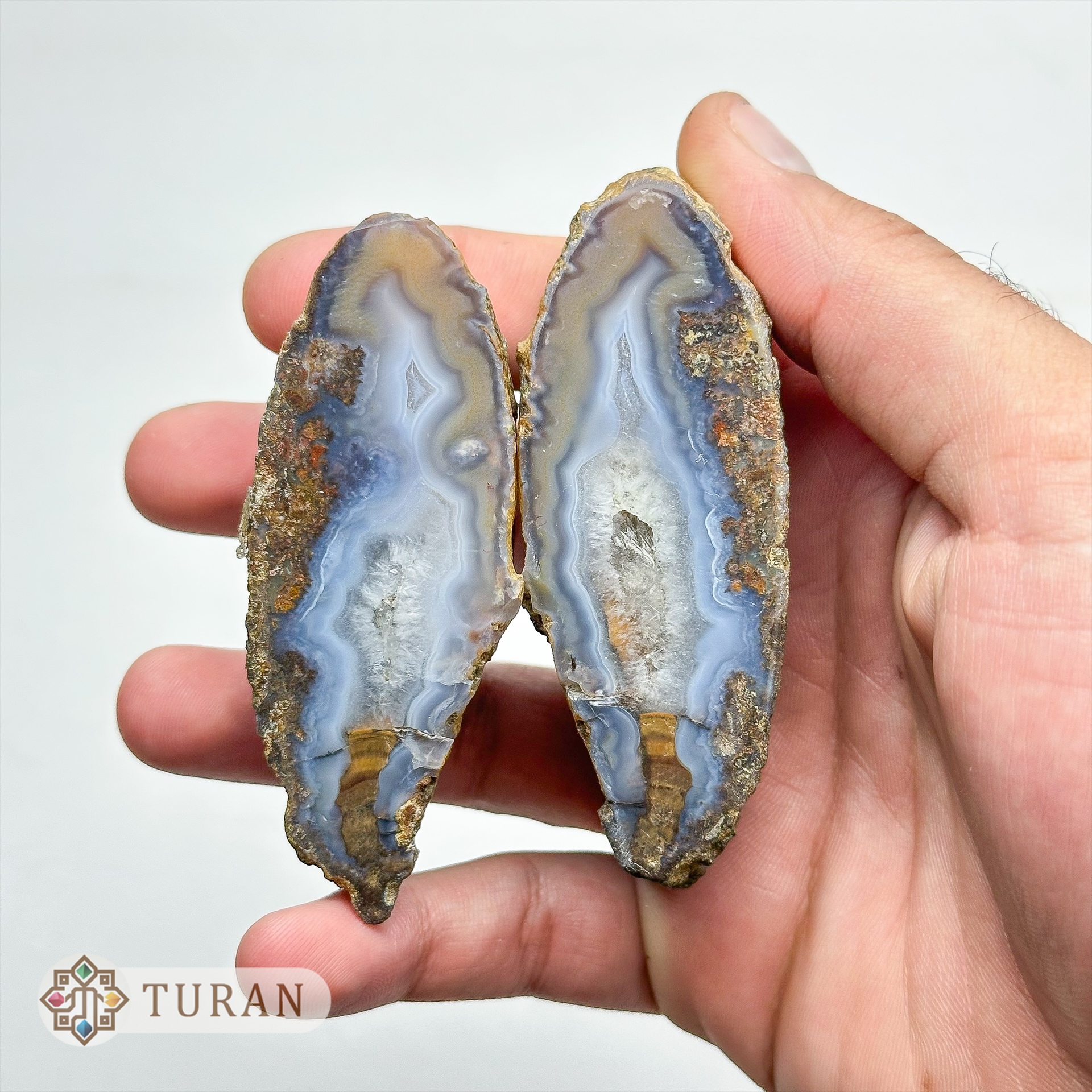 توپی عقیق سلیمانی با مرکزیت ژئود  کلکسیونی 212 گرم